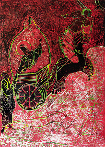 Prophet Elijah & Fiery Chariot / 3